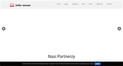 Desktop Screenshot of info-omer.pl